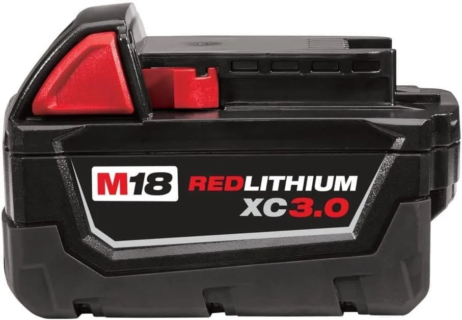 Milwaukee 48-11-1828 Genuine OEM M18 3 Amp Hour 18V Lithium Ion XC Extended Capacity Battery with Redlink Intelligence