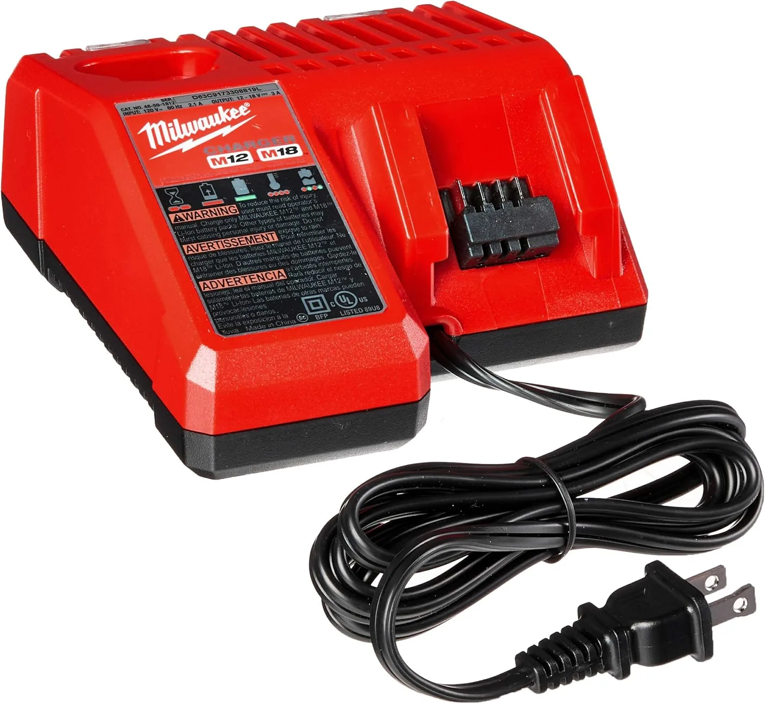 Milwaukee 2606-22CT M18 Cordless Drill/Driver Kit, 18 V, Red