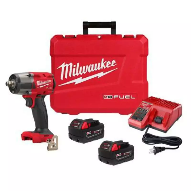 Milwaukee - M18 FUEL 1/2 MID-Torque Impact Wrench w/Friction Ring Kit
