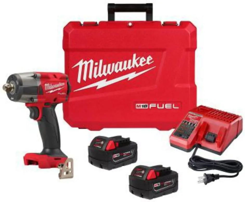 Milwaukee M18 FUEL 1/2-inch Mid-Torque Impact Wrench with Pin Detent Kit