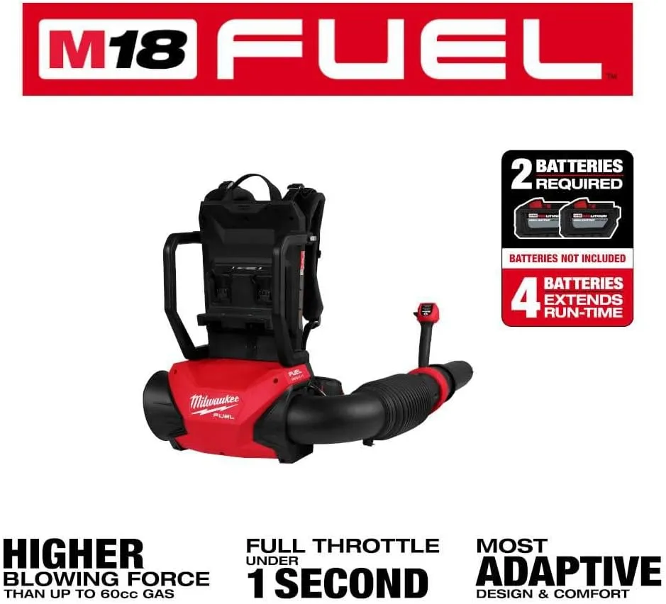Milwaukee Electric - M18 FUELTRADE Dual Battery Backpack Blower
