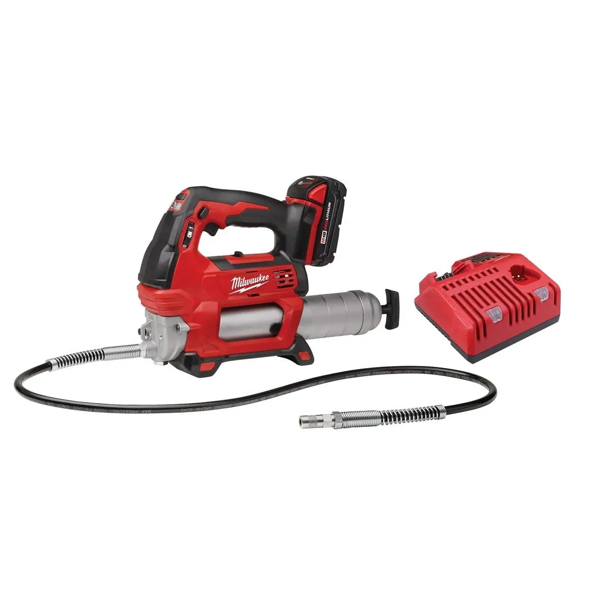 Milwaukee M18 2-Speed Grease Gun Kit - Model 2646-21CT