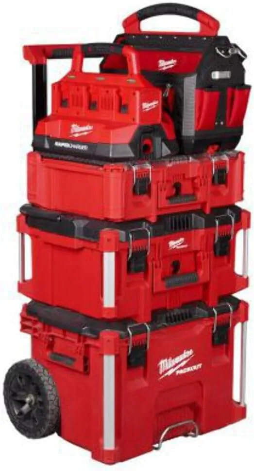 Milwaukee Electric - M18 PACKOUT Six Bay Rapid Charger