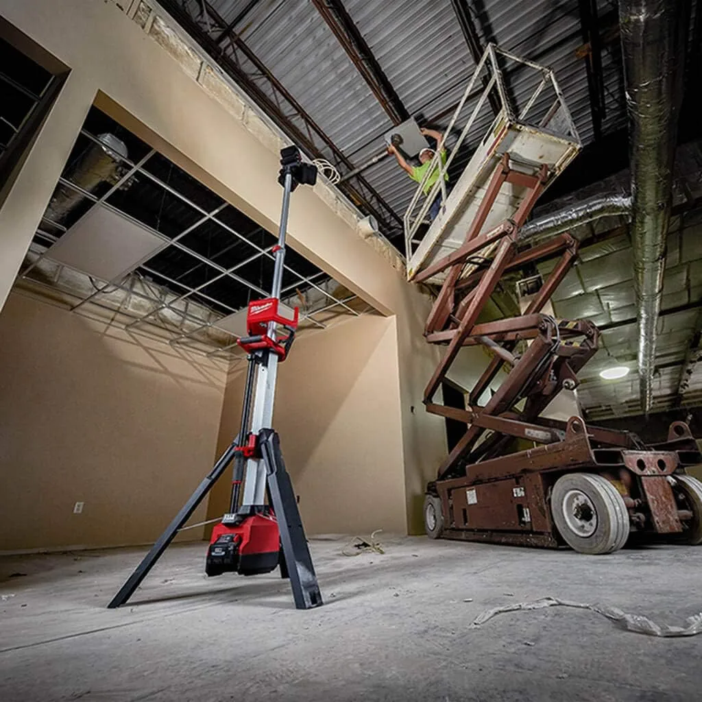 Milwaukee M18 ROCKET Tower Light/Charger - 18V, 3,000 Lumens