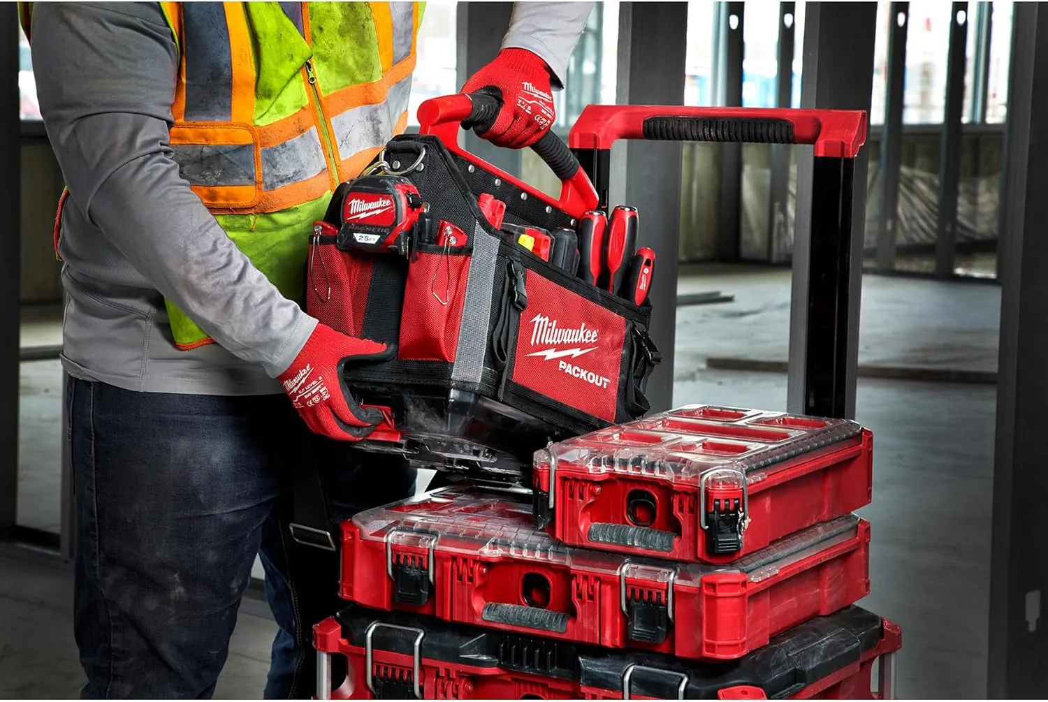 Milwaukee Electric Tool 48-22-8435 Pack out, 5 Compartment, Small Parts Organizer