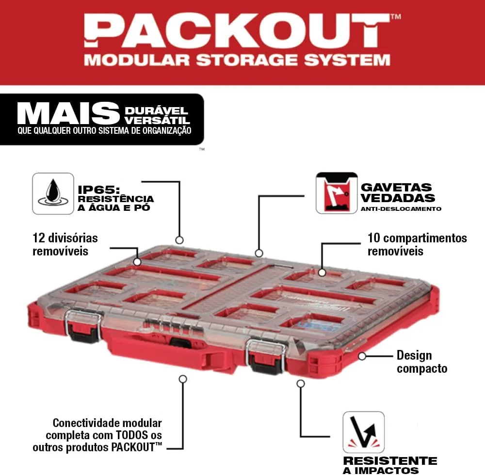 Milwaukee 48-22-8431 PACKOUT Low-Profile Organizer