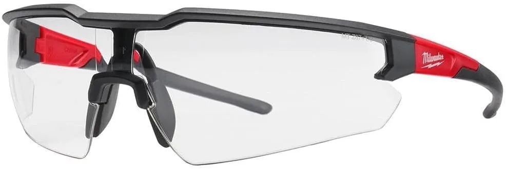 Milwaukee Tool Safety Glasses - Clear Fog-Free Lenses