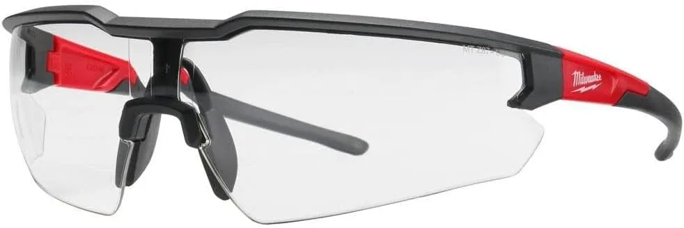 Milwaukee Tool Safety Glasses - Clear Fog-Free Lenses