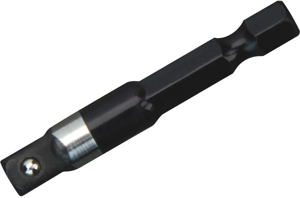 Milwaukee 48-32-5030 Shockwave Steel Impact Duty 1/4 Inch Hex Shank to 1/4 Inch Square Socket Adapter