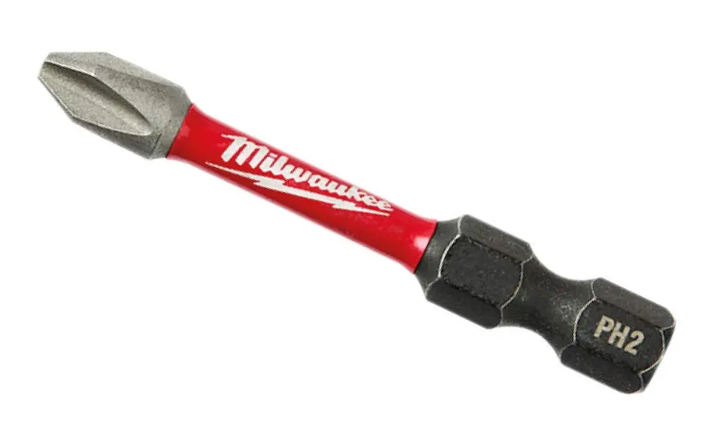 Milwaukee 48-32-4762 Shockwave 2-Inch Power Bit Phillips #2, 25-Pack