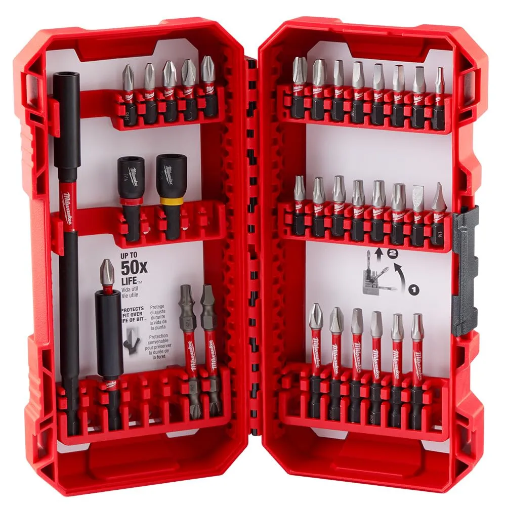 Milwaukee Shockwave Impact Duty Driver Bit Set - 34 PC