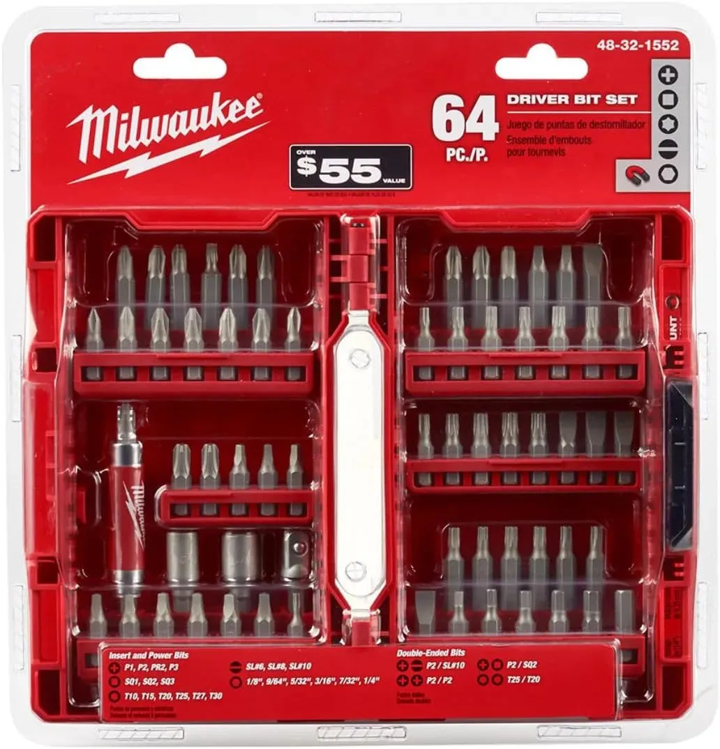 Milwaukee Shockwave Impact Duty Driver Bit Set - 34 PC