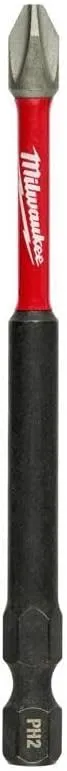 MILWAUKEE ELECTRIC TOOL 48-32-4564 Shockwave 3-1/2" Power Bit Phillips #2 5 Pack