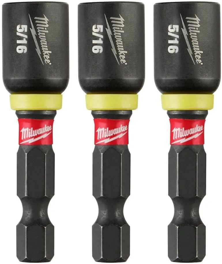 Milwaukee Electric Tool 49-66-4523 Shockwave Groove Nut Driver, 5/16 "