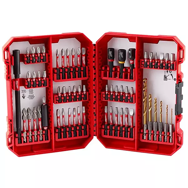 Milwaukee Shockwave Bit & Drill Bit Kit w/ 60 Pcs - 48-32-4097