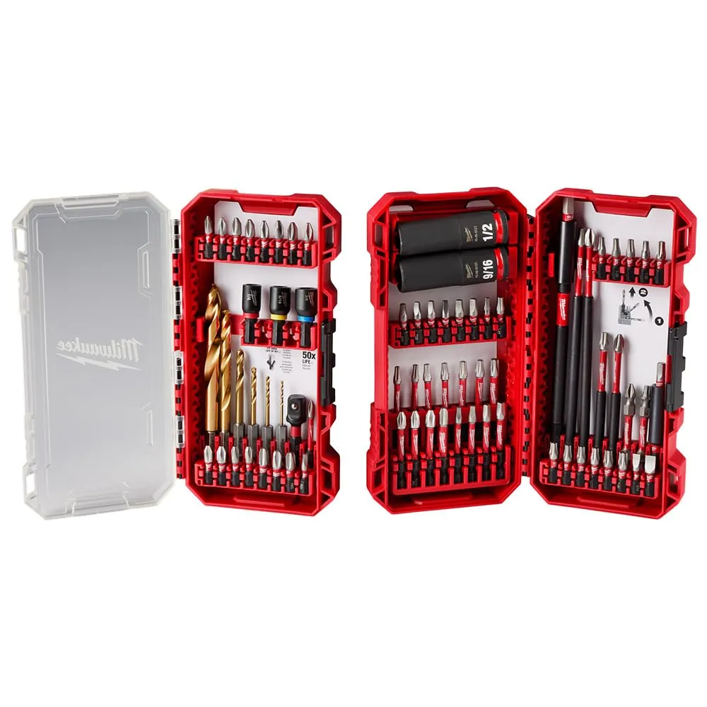 Milwaukee Shockwave Impact Duty Drill & Drive Bit Set, 75-Piece (48-32-4098)