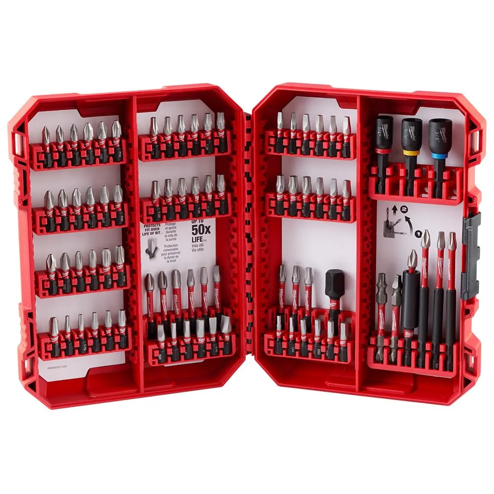 Milwaukee Shockwave Impact Duty Driver Bit Set - 80PC