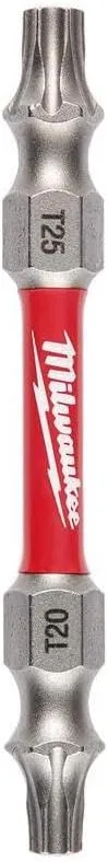 Milwaukee Shockwave T20/T25 Impact Double-Ended Bit - 48-32-4313