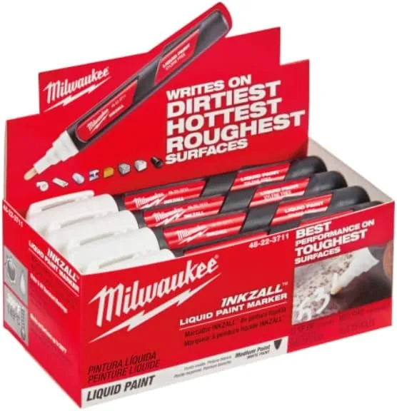 Milwaukee Electric Tools Bulk WHT Paint MRKRS