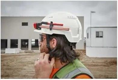 Milwaukee Electric White Front Brim Vented Safety Helmet - Type 2 CL