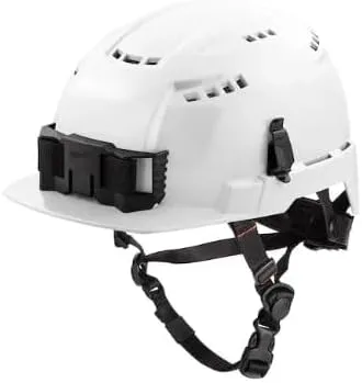 Milwaukee Electric White Front Brim Vented Safety Helmet - Type 2 CL