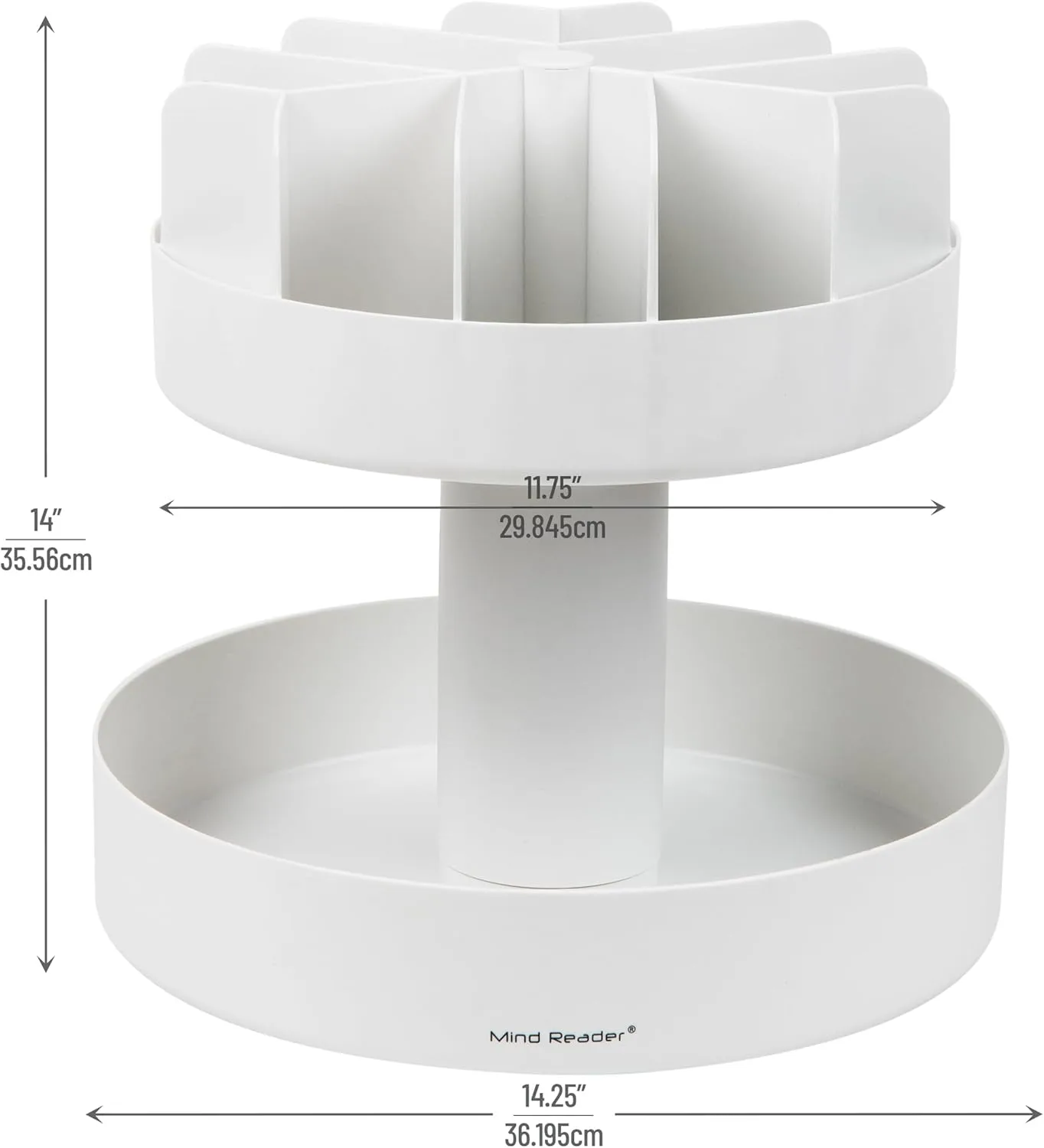 Mind Reader Rotating Snack Carousel Countertop Organizer