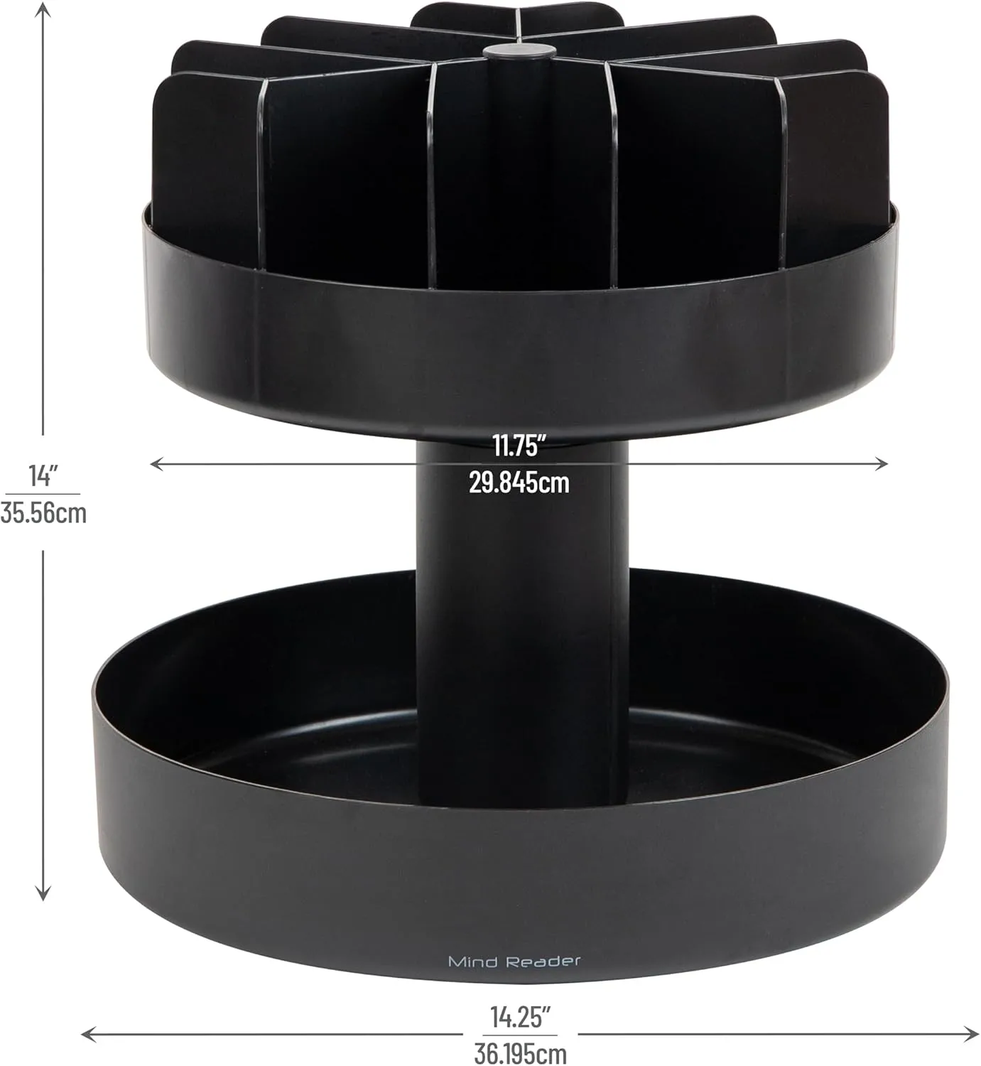 Mind Reader Rotating Snack Carousel Countertop Organizer
