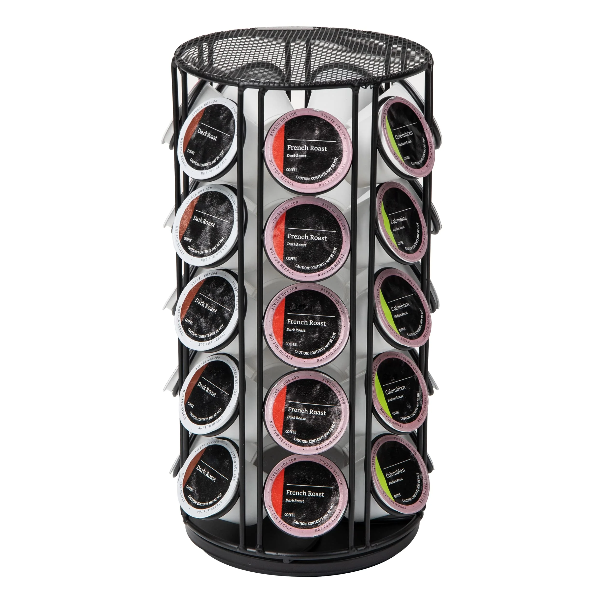 MIND READER Single-Serve Coffee Pod Carousel Countertop Organizer