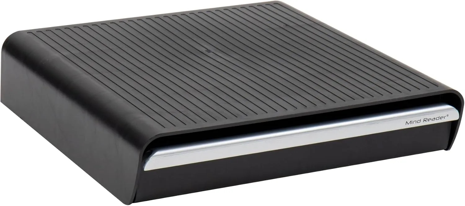 Mind Reader Single Serve Coffee Pod Drawer, 36 Pod Capacity, Countertop Organizer, Breakroom, 12.75"L x 13"W x 3"H, Black