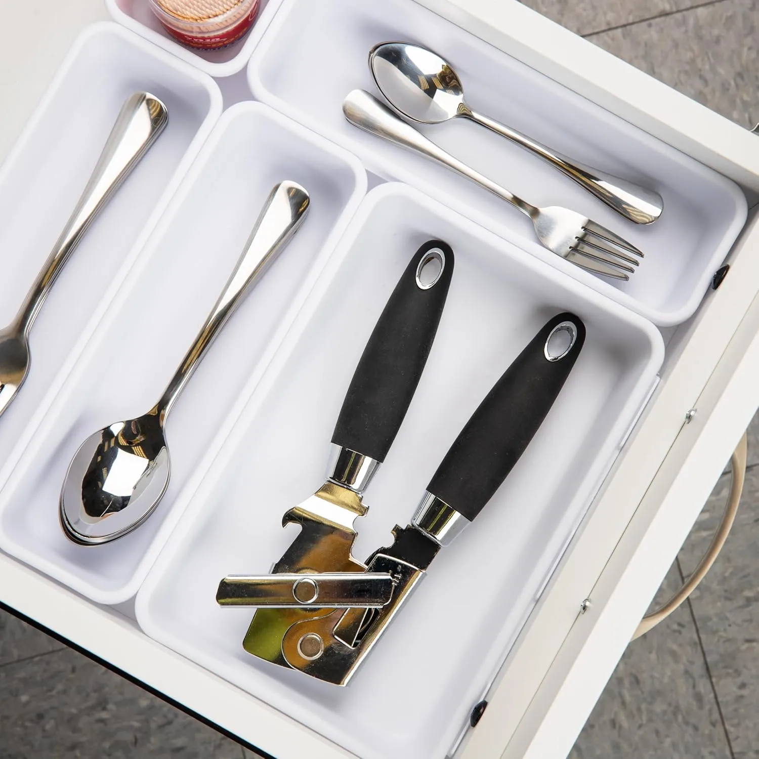 MIND READER Drawer Organizer Set, Multi-Piece Storage Trays for Kitchen, Bathroom, Office & More