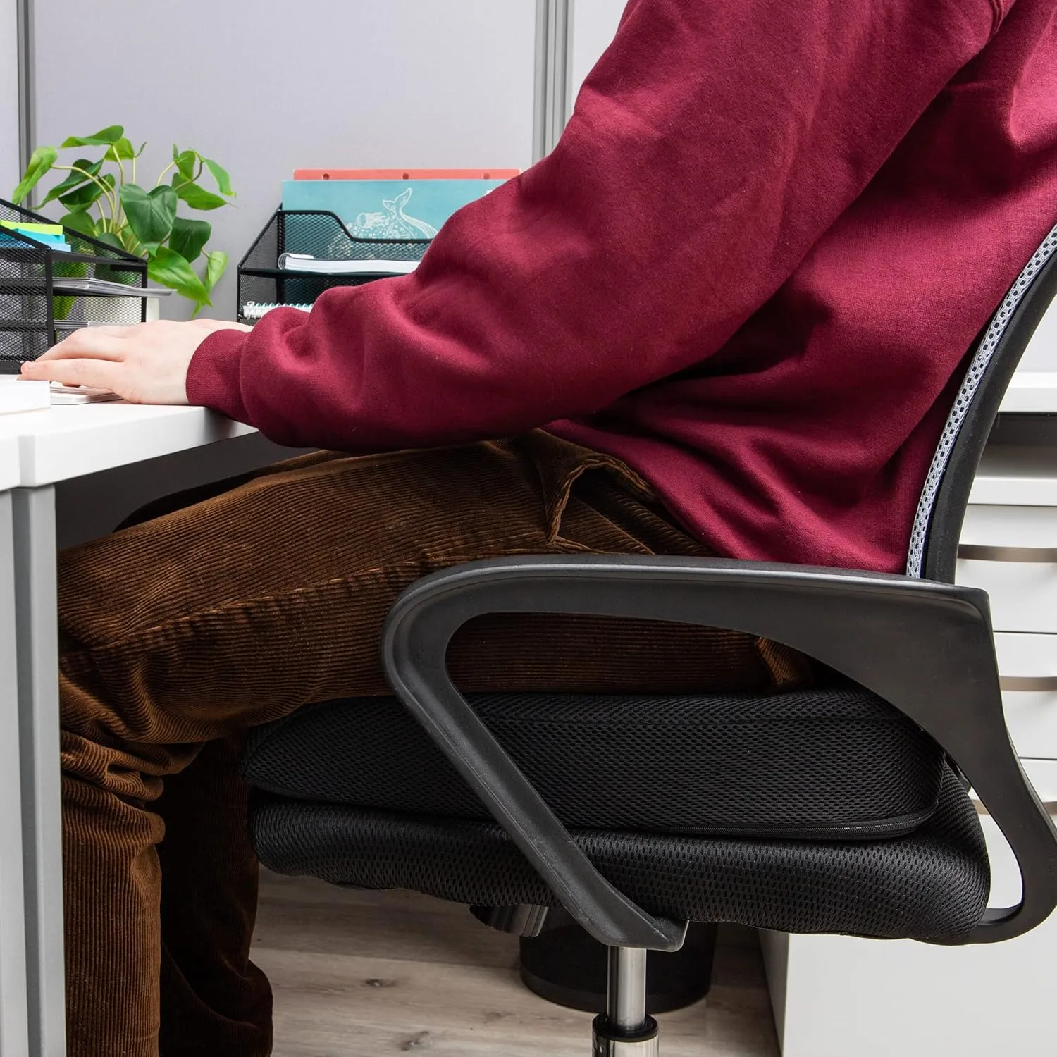 Mind Reader Air-Cloud Memory Foam Seat Cushion