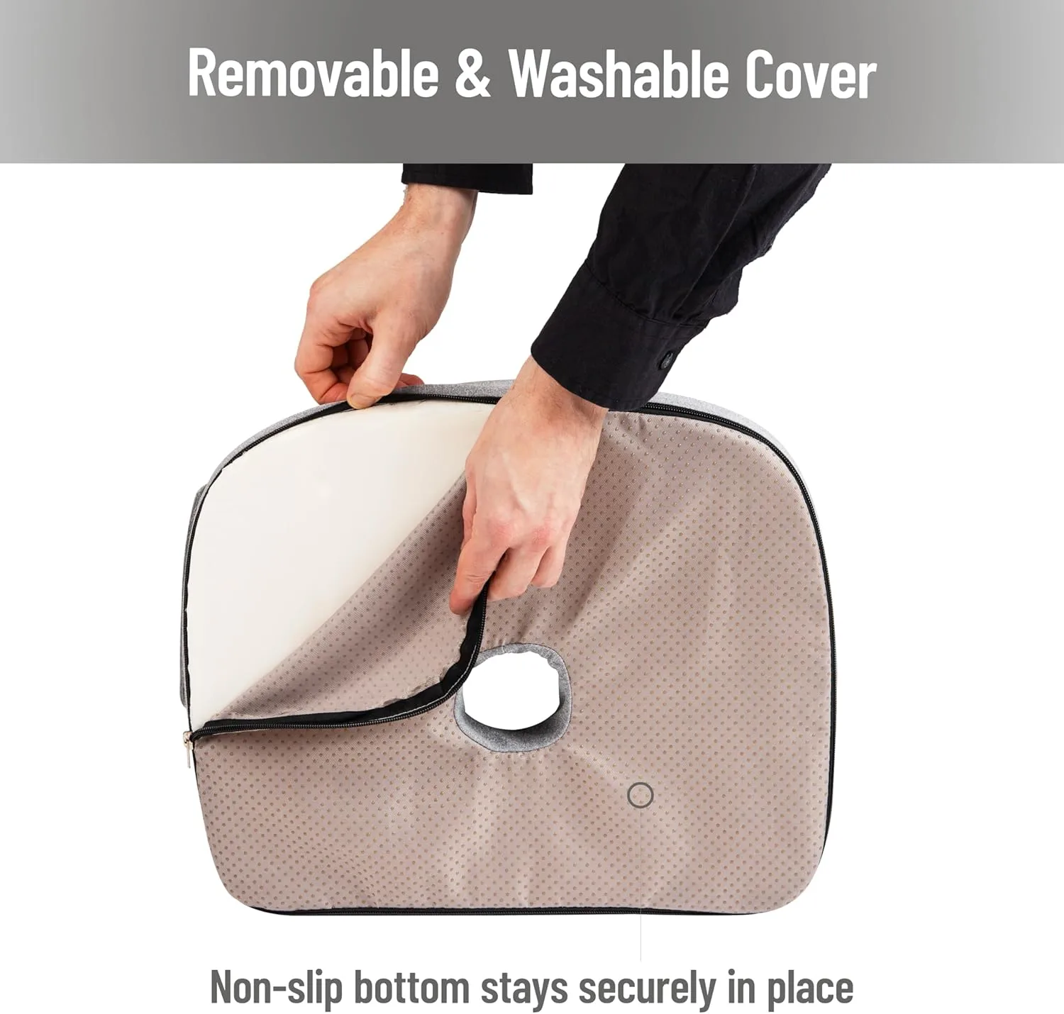 Mind Reader Air-Cloud Memory Foam Seat Cushion