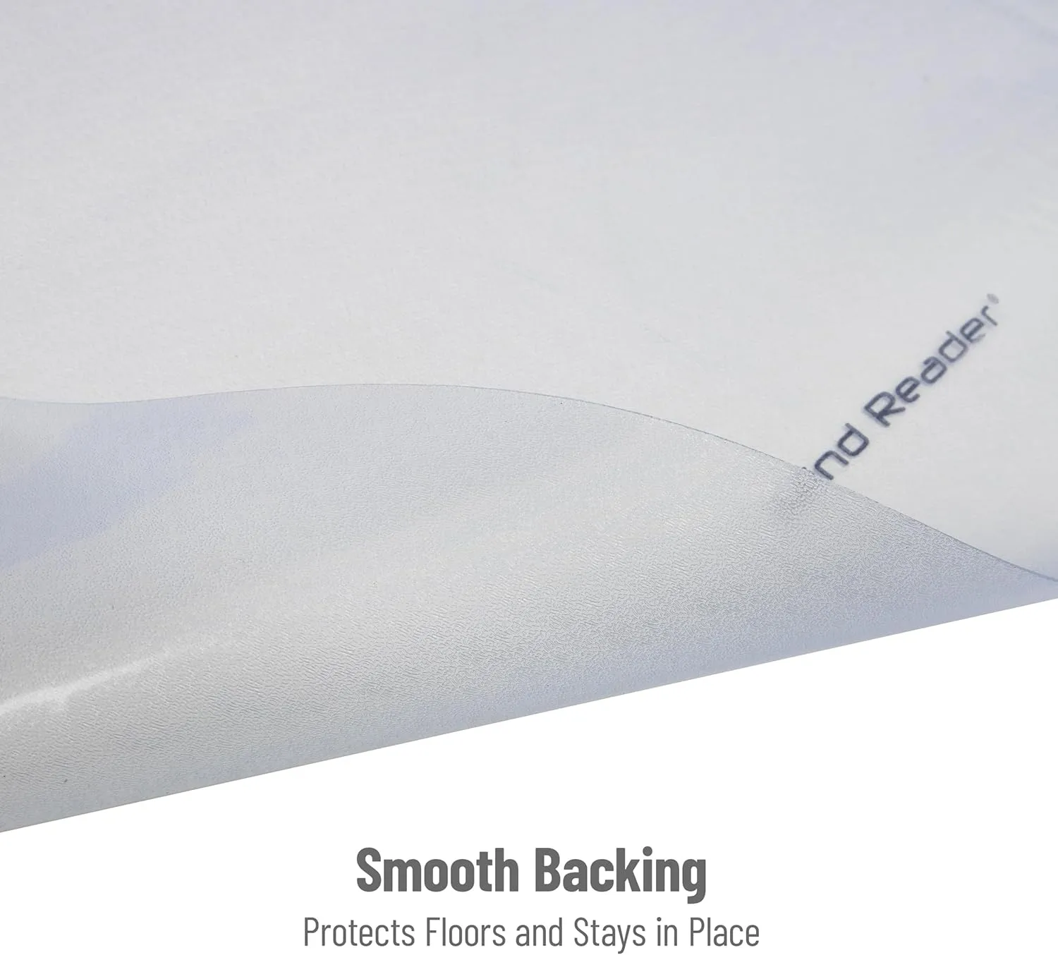 MIND READER Office Chair Mat, PVC Under Desk Floor Protector