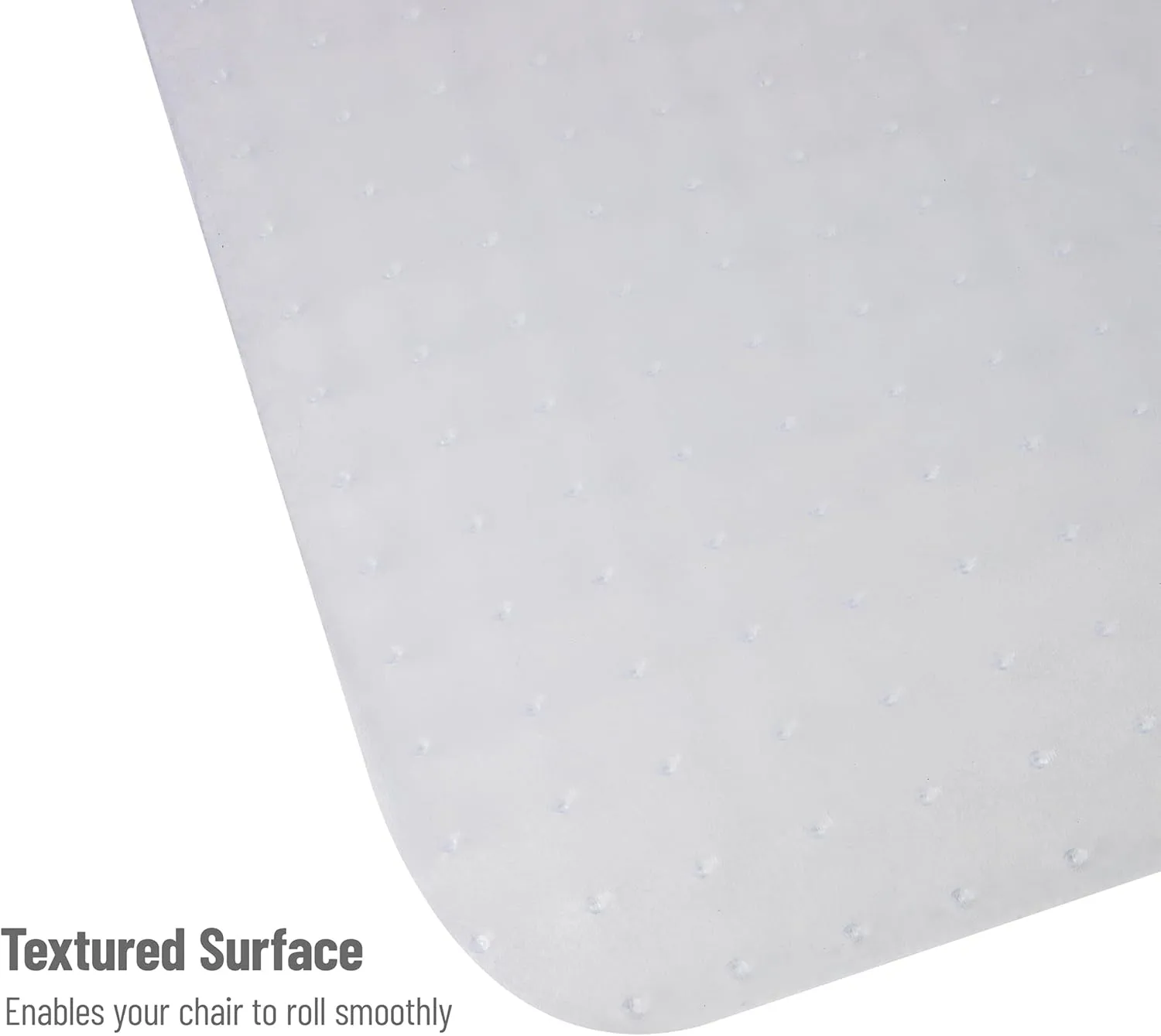 MIND READER Office Chair Mat, PVC Under Desk Floor Protector