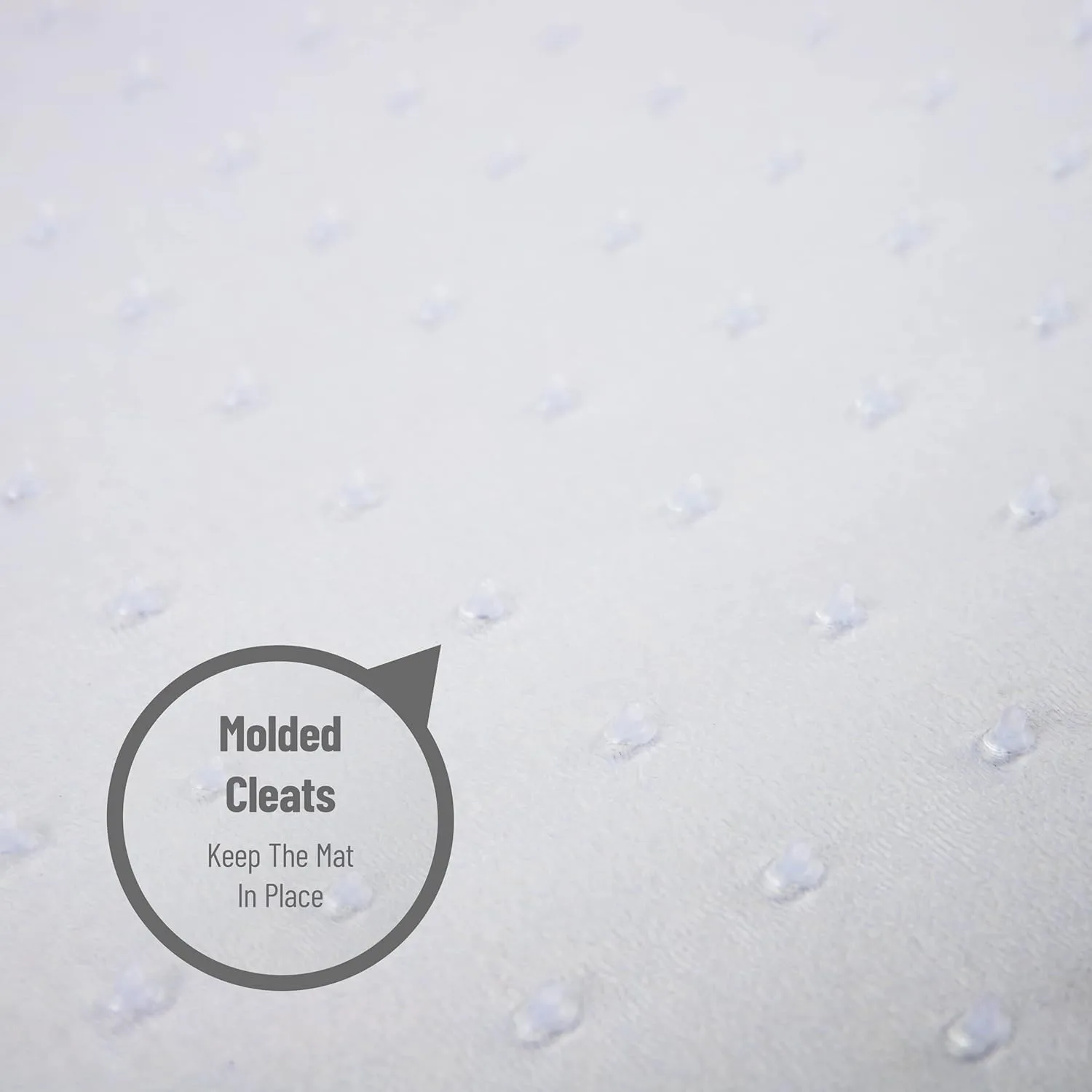 MIND READER Office Chair Mat, PVC Under Desk Floor Protector
