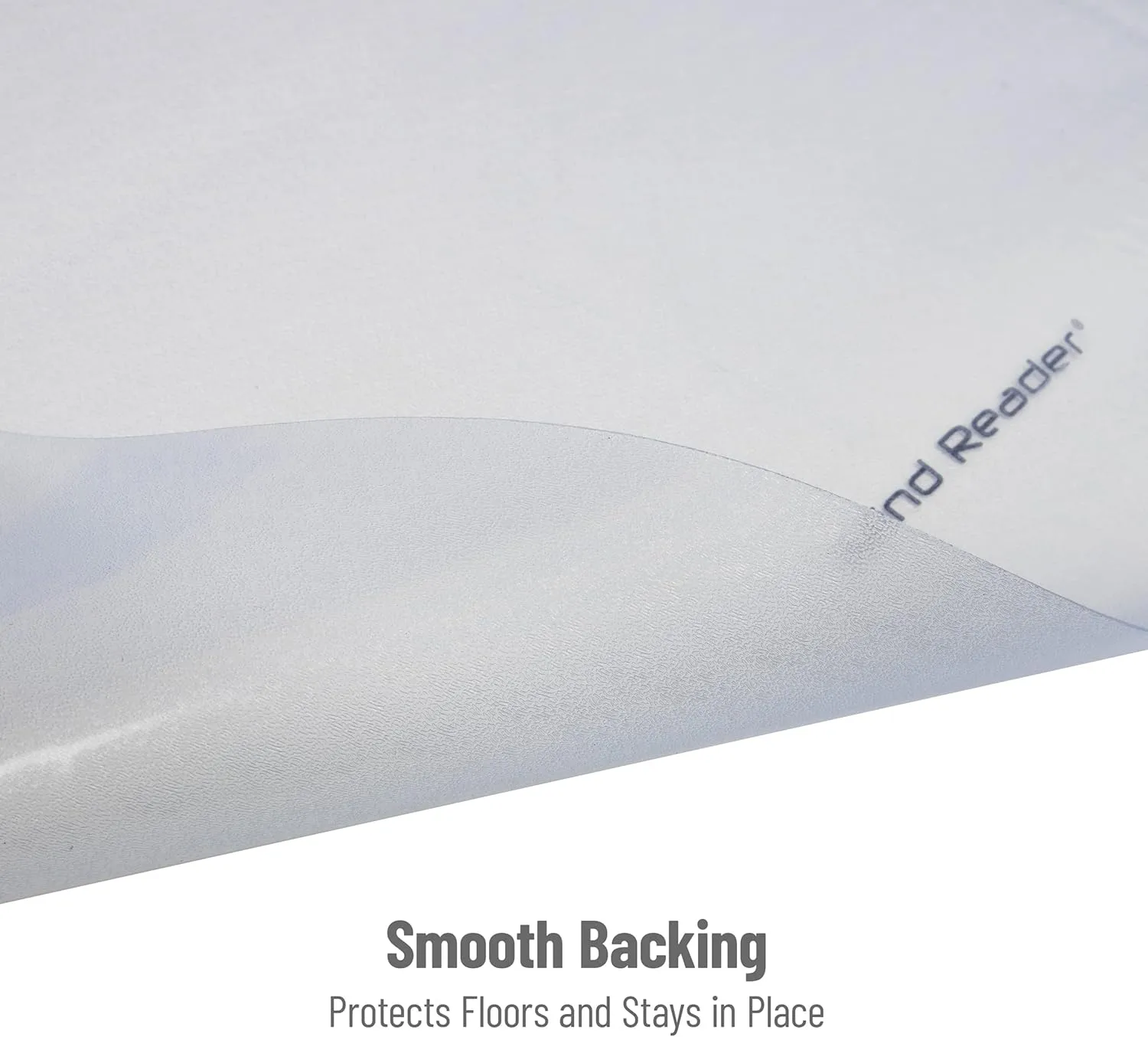 MIND READER Office Chair Mat, PVC Under Desk Floor Protector