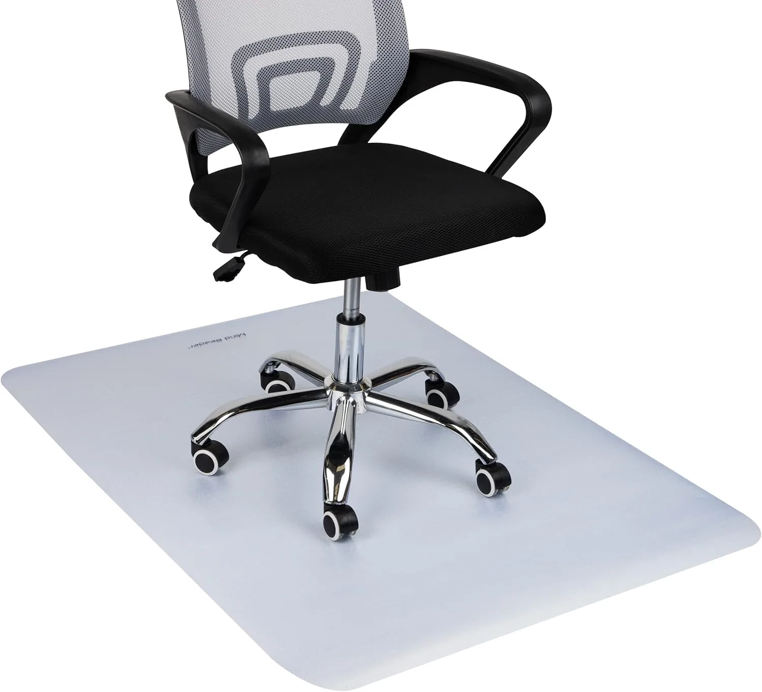 MIND READER Office Chair Mat, PVC Under Desk Floor Protector