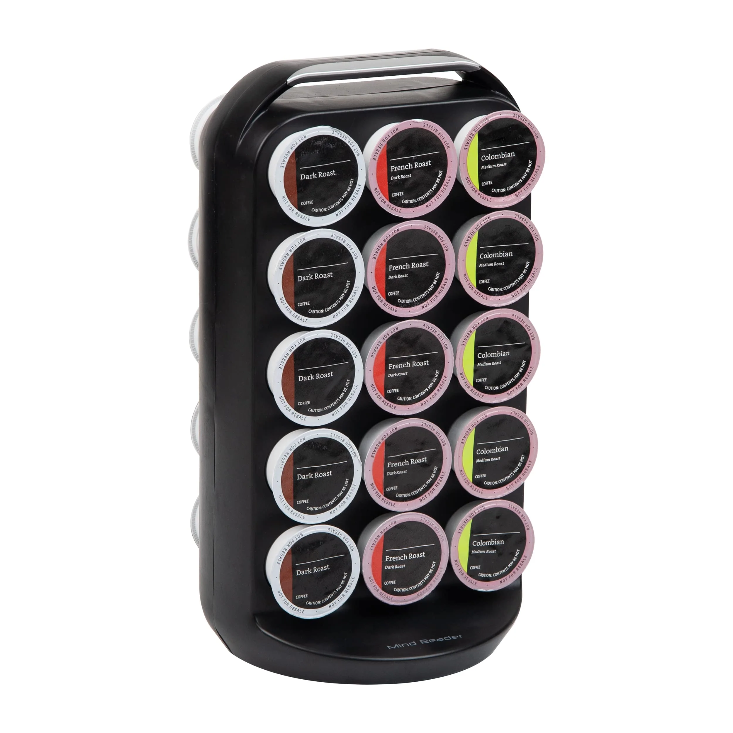 MIND READER Single-Serve Coffee Pod Carousel Countertop Organizer