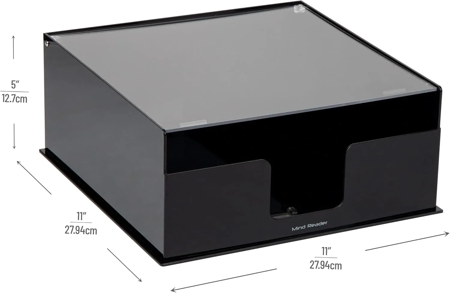 MIND READER Countertop Utensil, Napkin & Plate Organizer