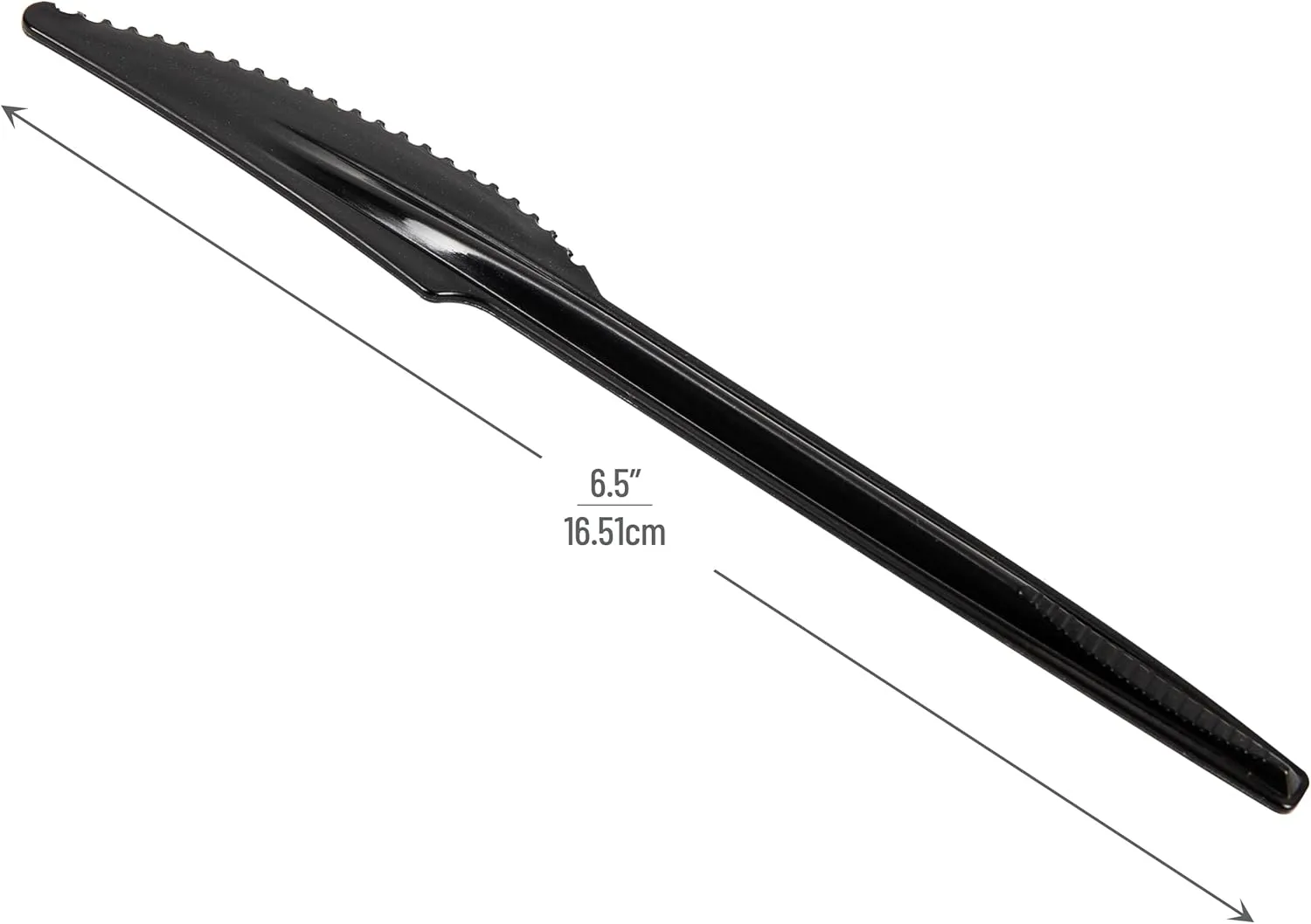 Mind Reader Knife Refill for CUTDISPBK-BLK, Plastic Utensils, Restaurant, Breakroom, 6.5" L x 0.75" W x 0.2" H, 100 pcs