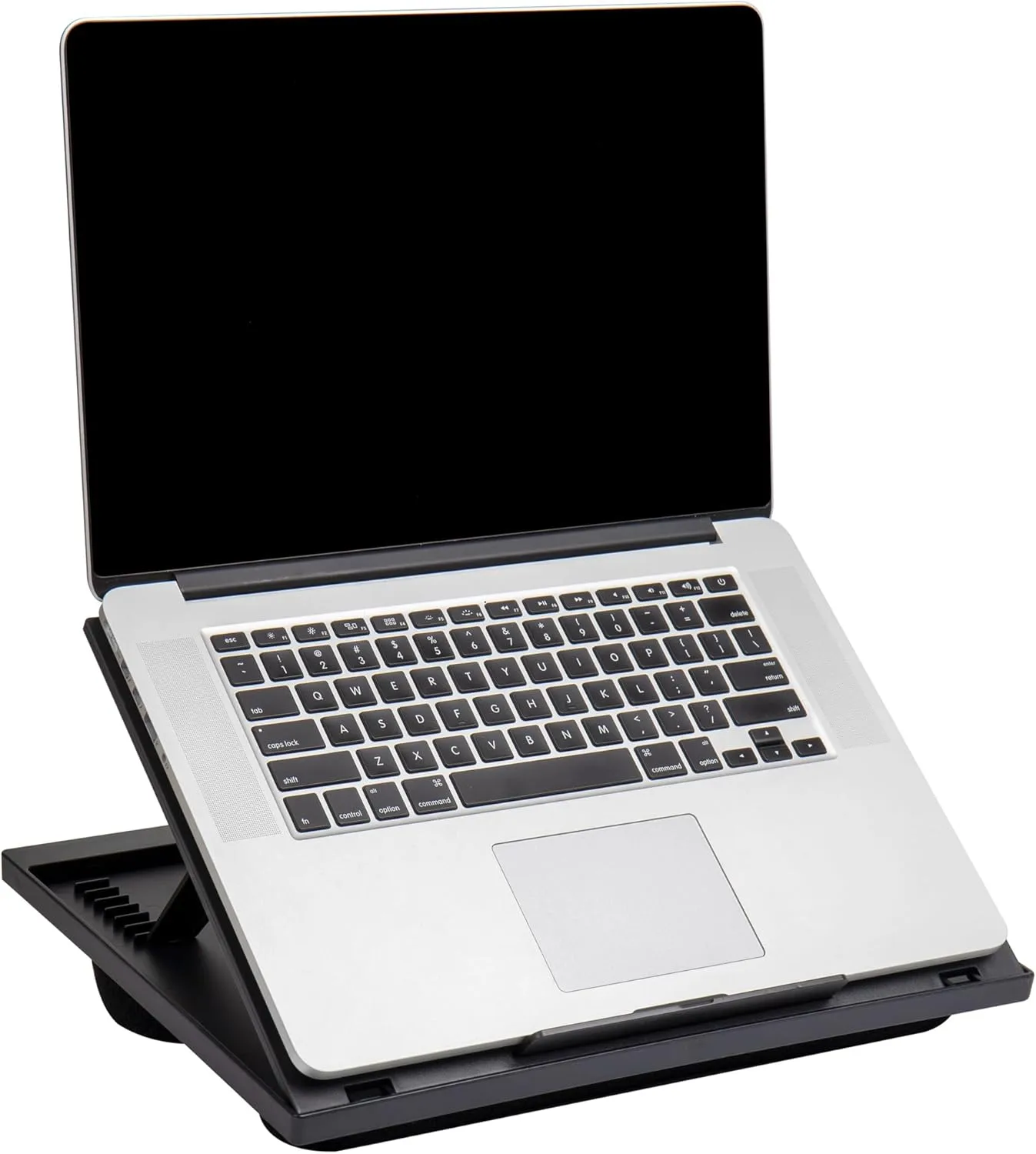 Mind Reader Lap Desk Laptop Stand, Bed Tray, Collapsible, Cushion, Portable, Dorm, Plastic, 14.75"L x 11"W x 7.3"H