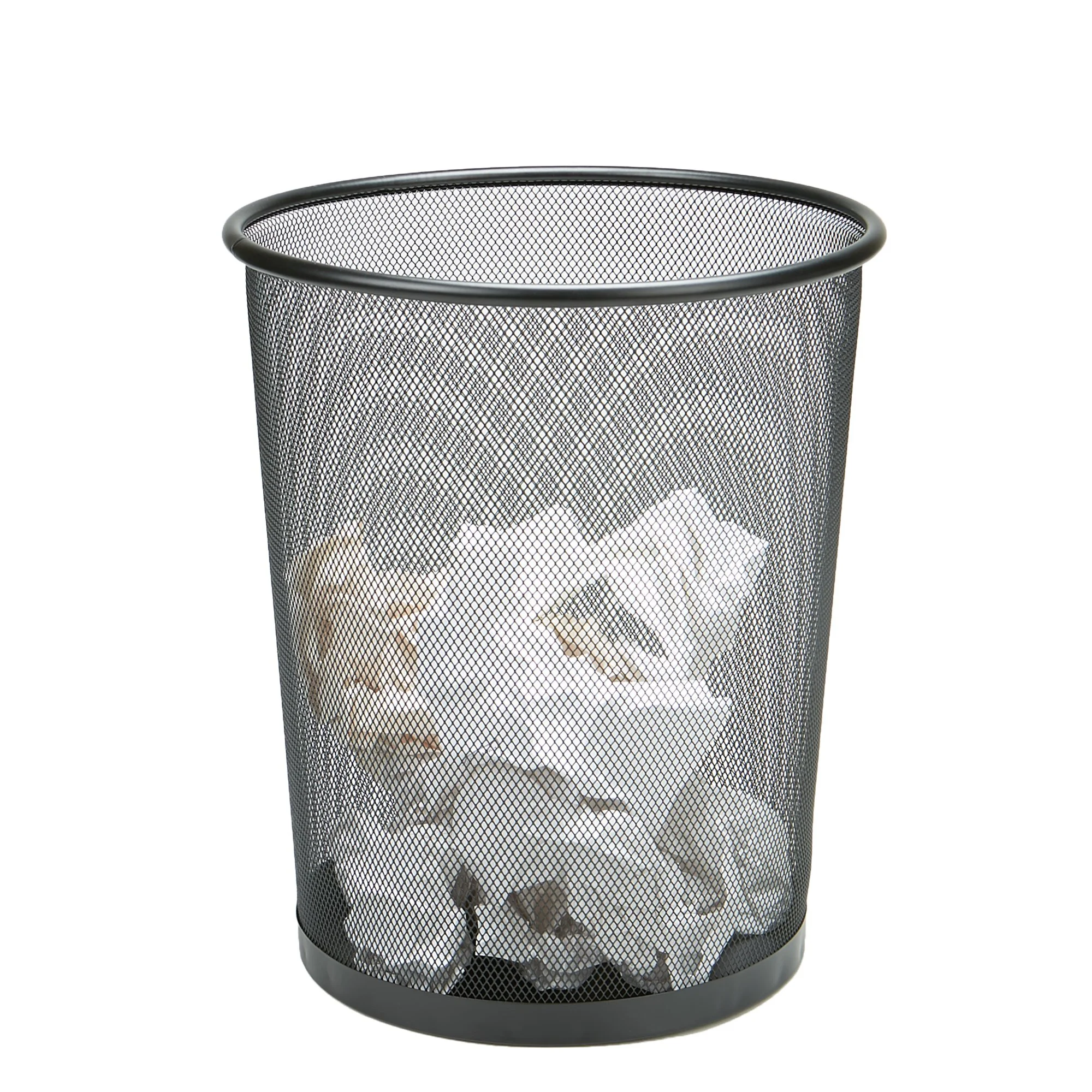 MIND READER Mesh Trash Can, Metal Mesh Waste Basket