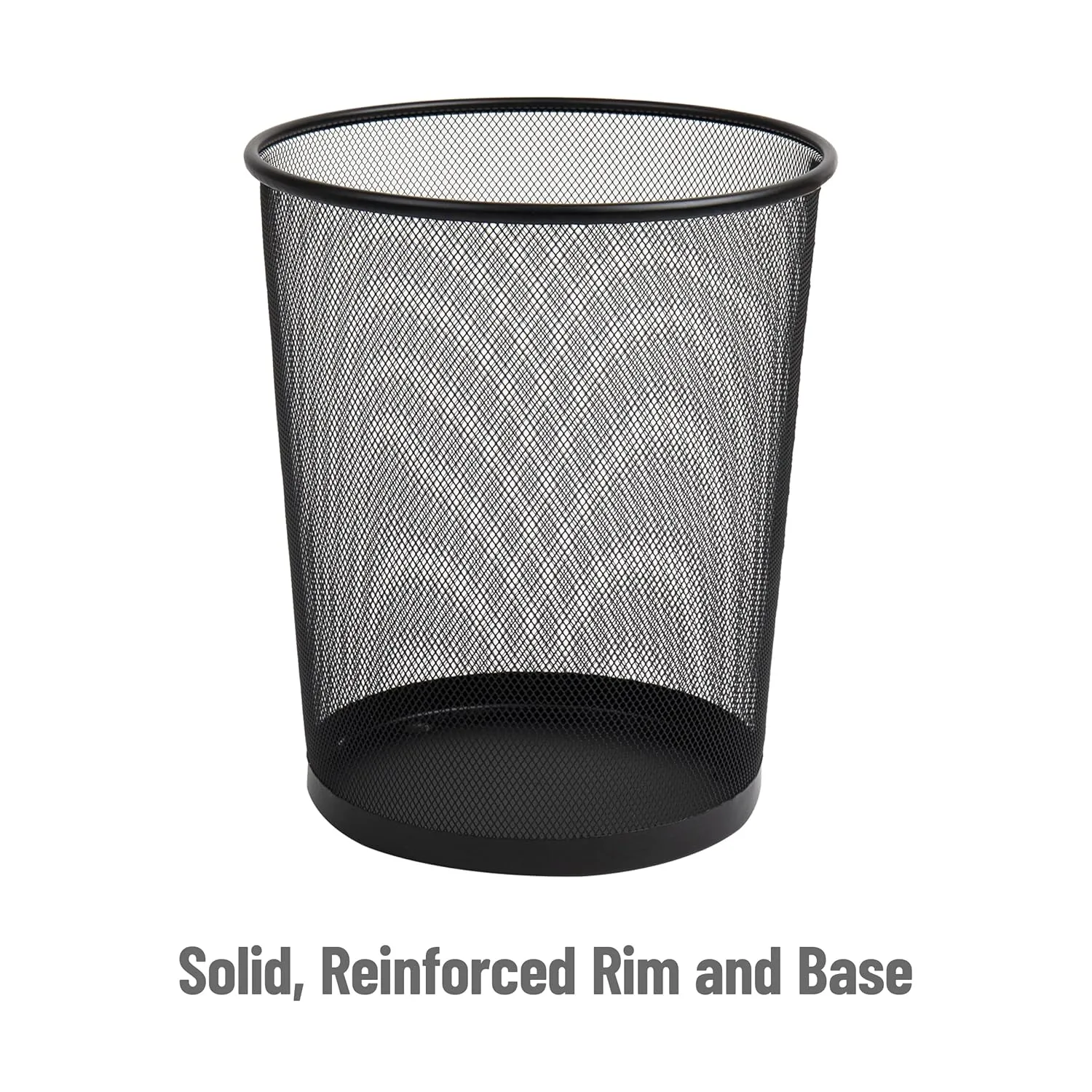 MIND READER Mesh Trash Can, Metal Mesh Waste Basket