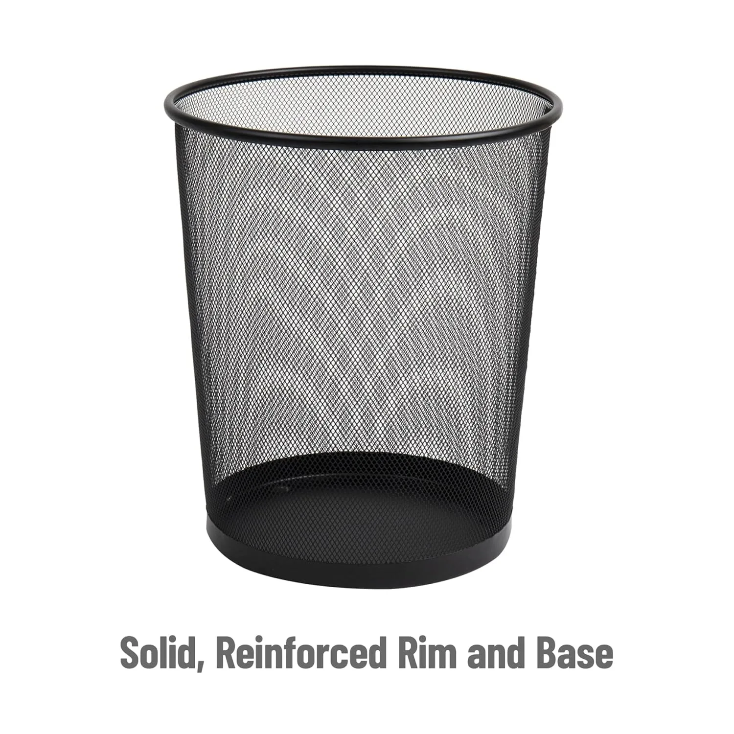 MIND READER Mesh Trash Can, Metal Mesh Waste Basket