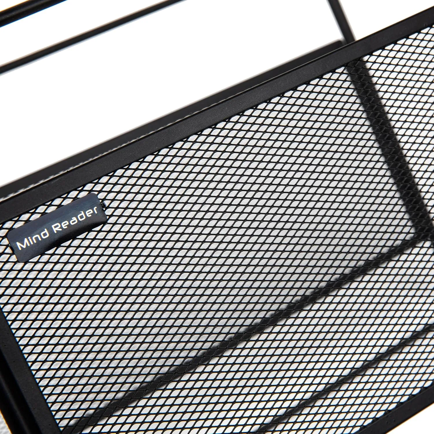 Mind Reader Hanging File Folder Organizer, Desktop Organizer, Metal Mesh, 13" L x 9.75" W x 10.25" H