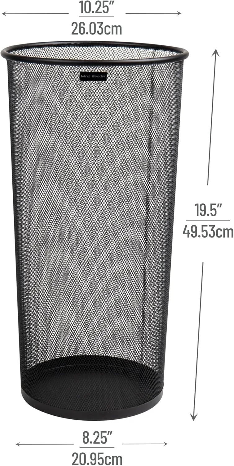 MIND READER Metal Mesh Umbrella Stand Multi-Purpose Storage