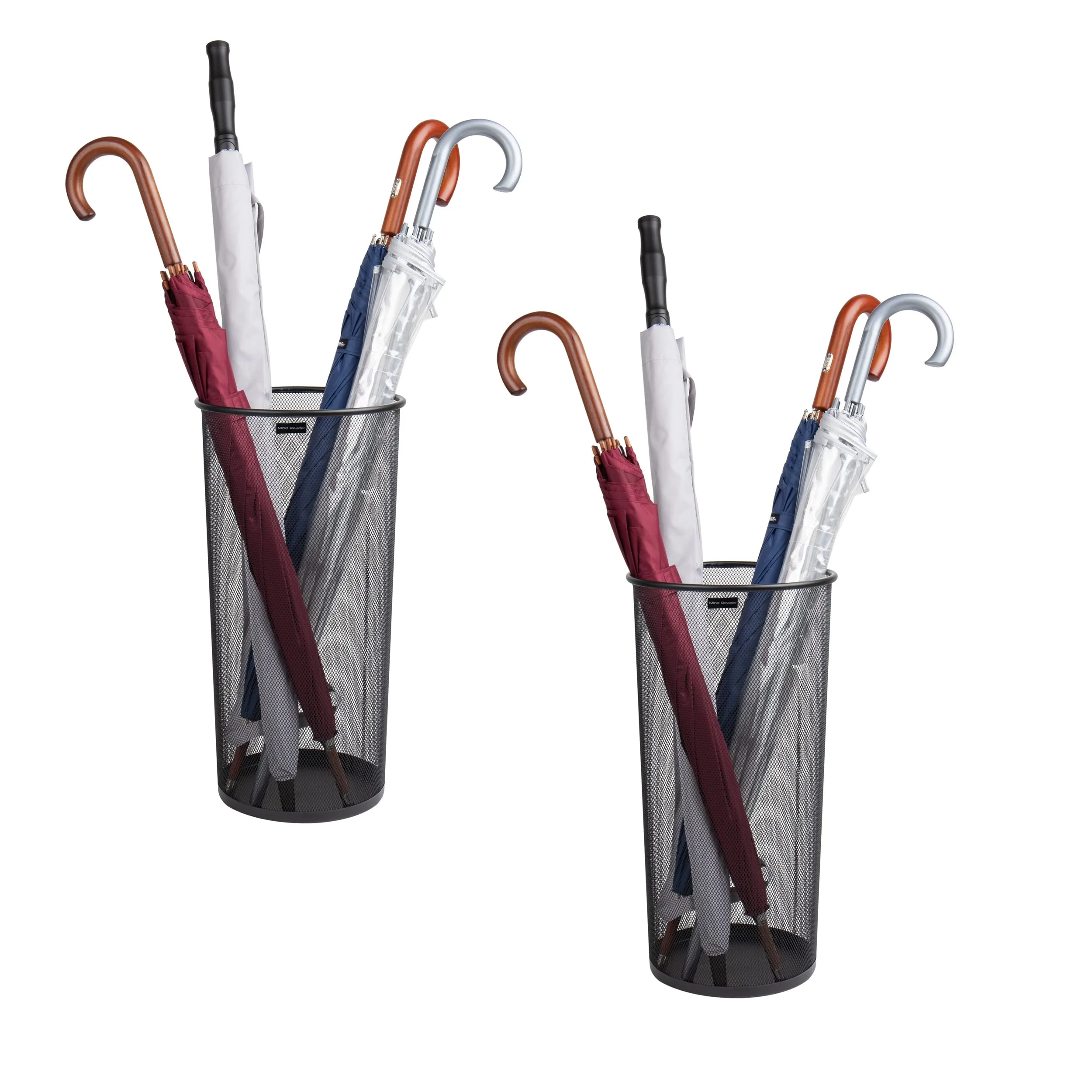 MIND READER Metal Mesh Umbrella Stand Multi-Purpose Storage