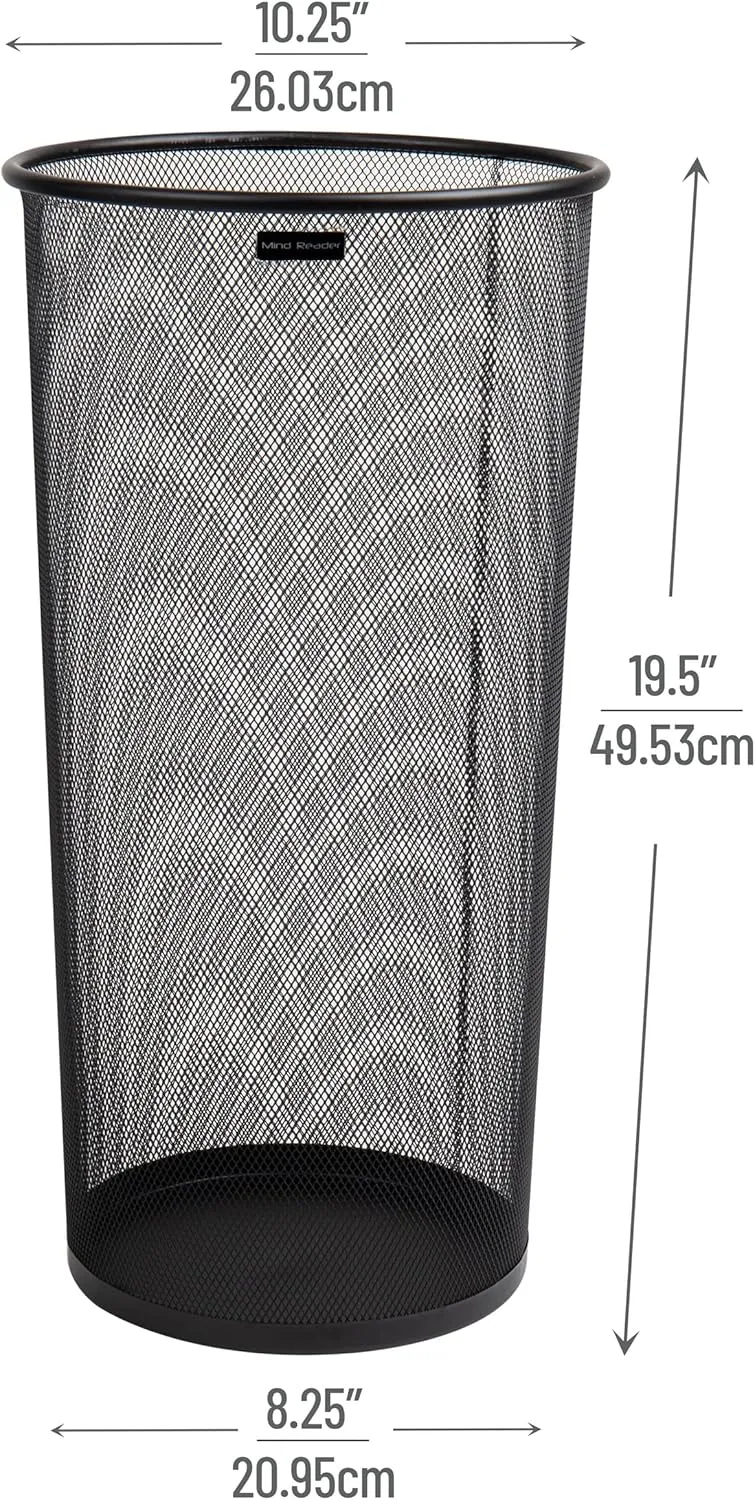 MIND READER Metal Mesh Umbrella Stand Multi-Purpose Storage