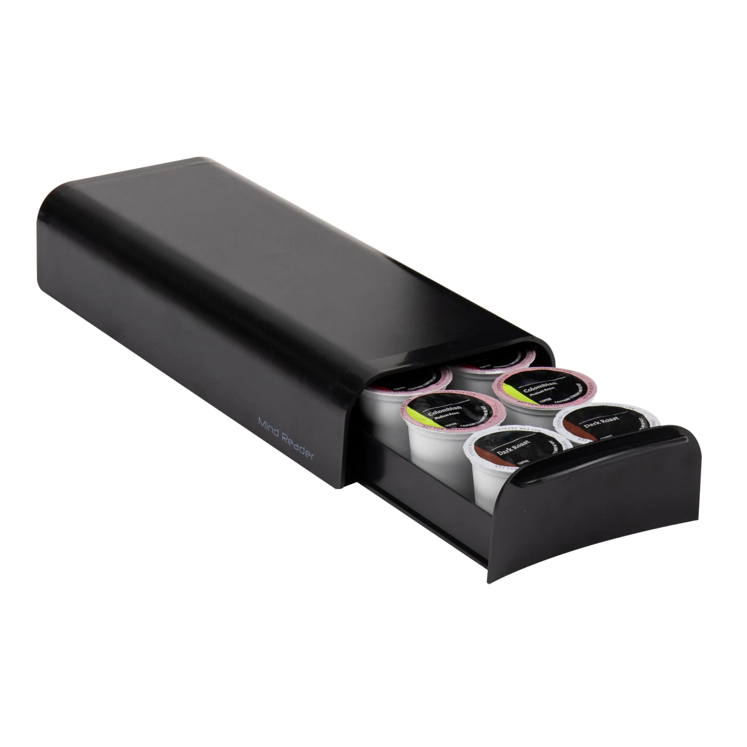 Mind Reader Anchor Collection, Single Serve Coffee Pod Drawer, 12-14 Coffee Pod Capacity, Countertop Organizer