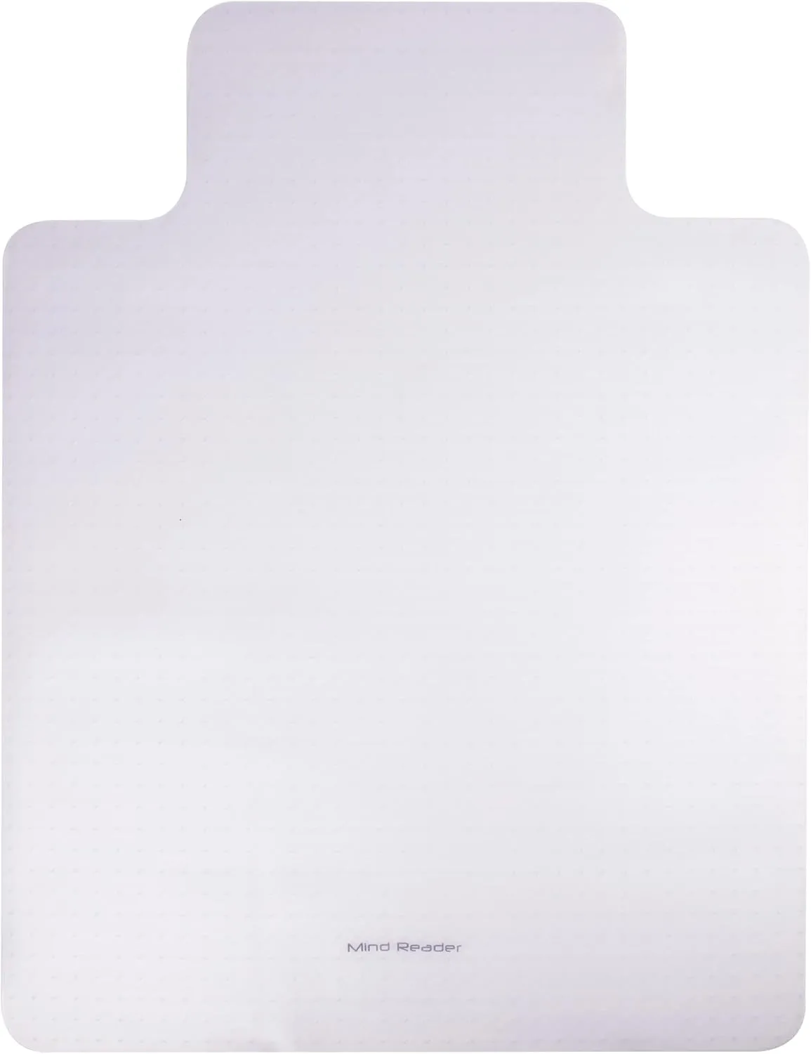Mind Reader Office Chair Mat for Carpet, Chair Mat, PVC, 47.5" L x 35.5" W x 0.125" H, Set of 2, Clear Clear Set of 2
